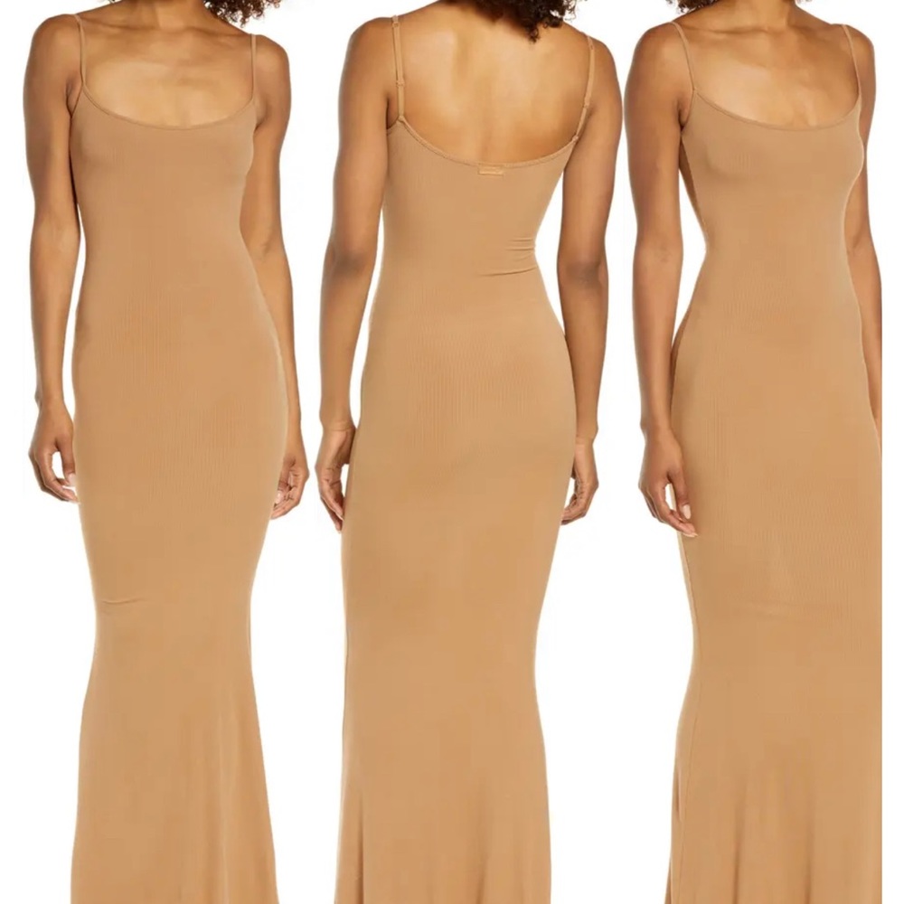 New KKW Skims Soft Lounge Long Slip Dress